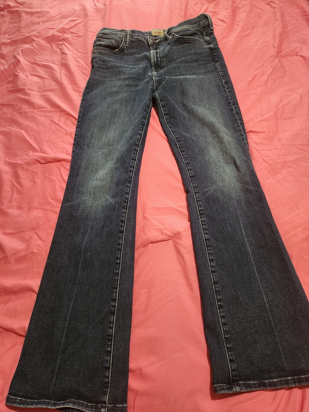 MOTHER The Outsider Ankle Dark Blue Jeans
